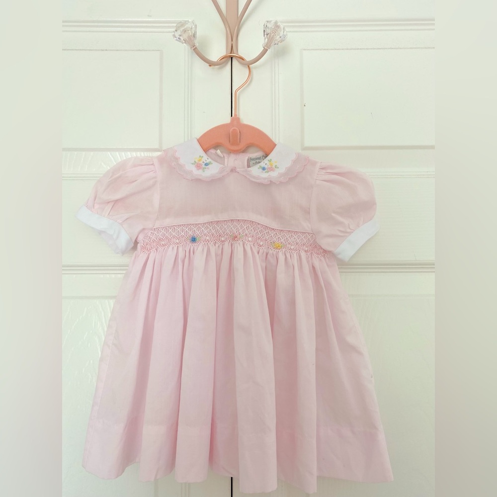 FRIEDKNIT CREATIONS | Smocked Cottage Core Roccoco Flowers.